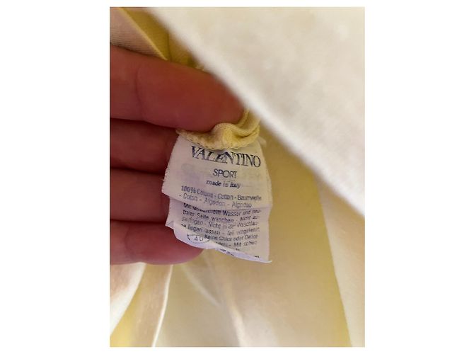 Camiseta de algodón amarilla Valentino Garavani Amarillo - vista 5