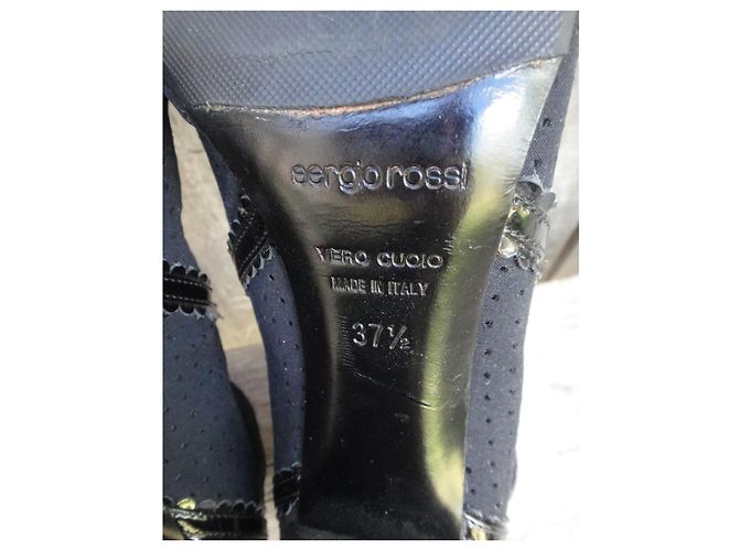 Botas elásticas Sergio Rossi p 38,5 Negro - vista 6