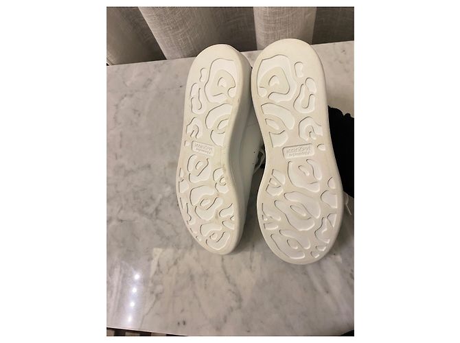 Sneaker Alexander Mcqueen bianche e oro rosa Bianco - vista 5