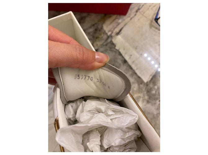 Sneaker Alexander Mcqueen bianche e oro rosa Bianco - vista 6
