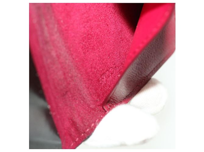 LOUIS VUITTON Epi iPhone X / Funda iPhone XS Folio Fucsia M64468 TB de autenticación de LV655 - vista 12
