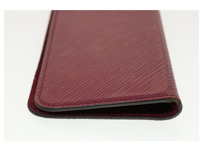 LOUIS VUITTON Epi iPhone X / Funda iPhone XS Folio Fucsia M64468 TB de autenticación de LV655 - vista 3