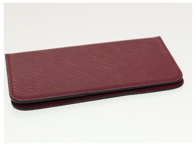 LOUIS VUITTON Epi iPhone X / Funda iPhone XS Folio Fucsia M64468 TB de autenticación de LV655 - vista 5