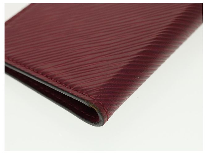 LOUIS VUITTON Epi iPhone X / Funda iPhone XS Folio Fucsia M64468 TB de autenticación de LV655 - vista 8