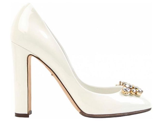 Pupms impreziositi da sposa Dolce & Gabbana Bianco - vista 3
