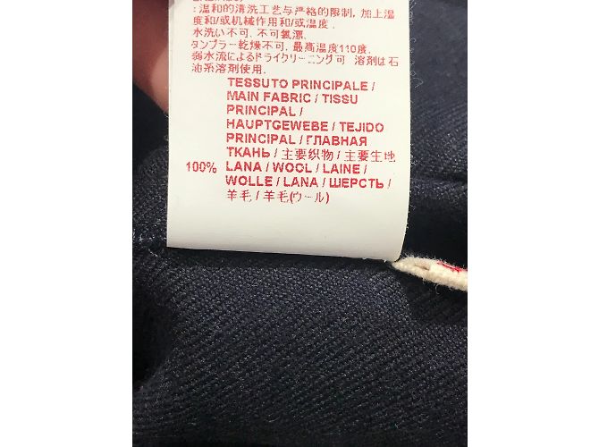 MARNI Hose T.IT 38 Wolle Blau - Ansicht 5