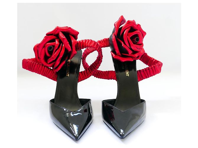 Saint Laurent Freja Rose 105 Absätze fallen 2017 Schwarz - Ansicht 4