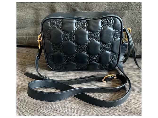 Gucci Borsa a tracolla GG Matelasse Nero - vista 2