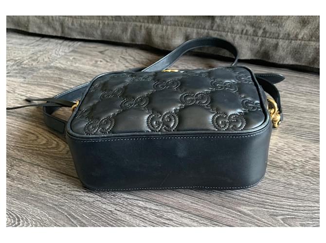 Gucci Borsa a tracolla GG Matelasse Nero - vista 6