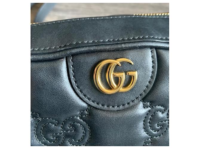 Gucci Borsa a tracolla GG Matelasse Nero - vista 7