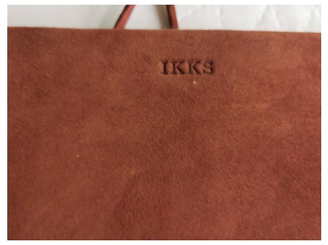 Maxi Pochette Ikks in Pelle Marrone - vista 8
