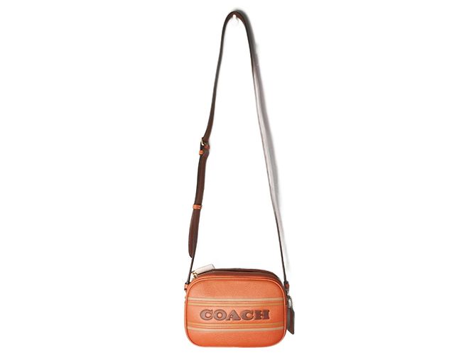 Borsa Camera Coach Marrone e Kaki in Pelle Cachi Marrone scuro - vista 2