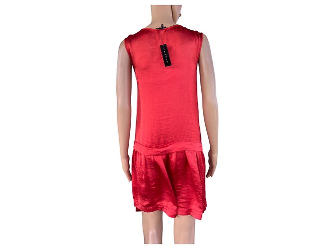 Theory Rikina Kleid Rot Polyester - Ansicht 2