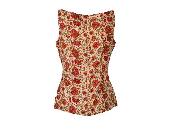 Top de flores de seda Isabel Marant Multicolor - vista 2