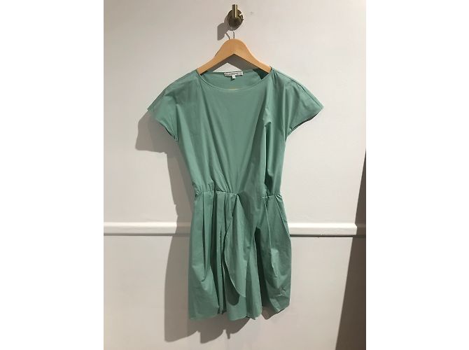 Vestido CARVEN T.Internacional XS Algodón Verde - vista 3
