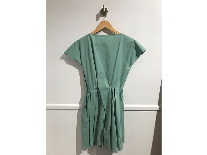 Vestido CARVEN T.Internacional XS Algodón Verde - vista 4