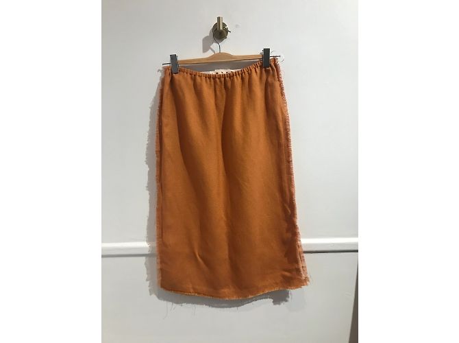 Faldas MARNI T.International S Viscosa Naranja - vista 2
