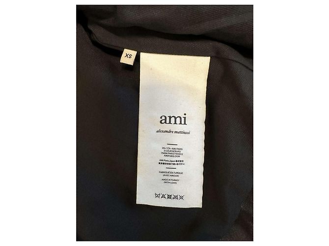 Autre Marque Ami Paris Lederjacke schwarz - Ansicht 4