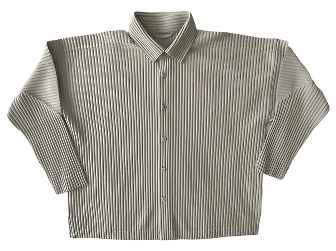 Issey Miyake Giacca-camicia Homme Plissè - vista 3