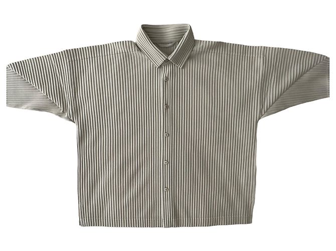 Issey Miyake Giacca-camicia Homme Plissè - vista 4