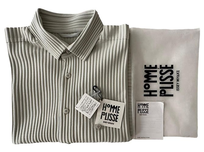 Issey Miyake Giacca-camicia Homme Plissè - vista 8