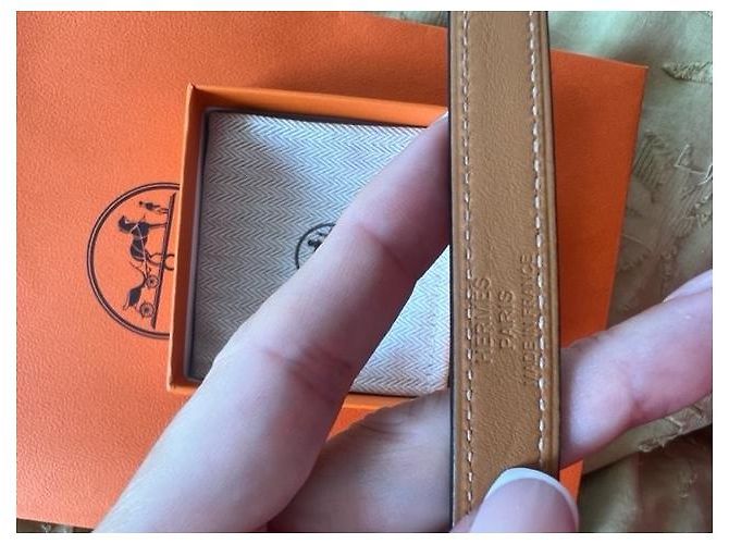 Bracciale Hermès Kelly in pelle nera T2 Nero - vista 3