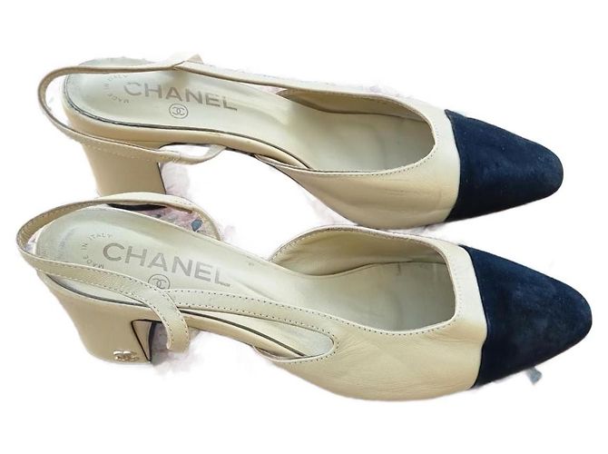 Autre Marque Ballerine in pelle beige - vista 2