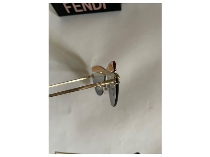 Fendi Calligraphy gafas de sol ojo de gato FF0400S Multicolor - vista 14