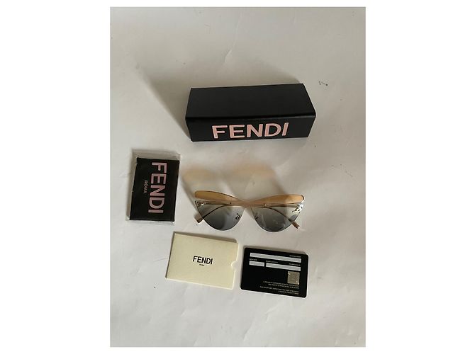 Fendi Calligraphy gafas de sol ojo de gato FF0400S Multicolor - vista 15