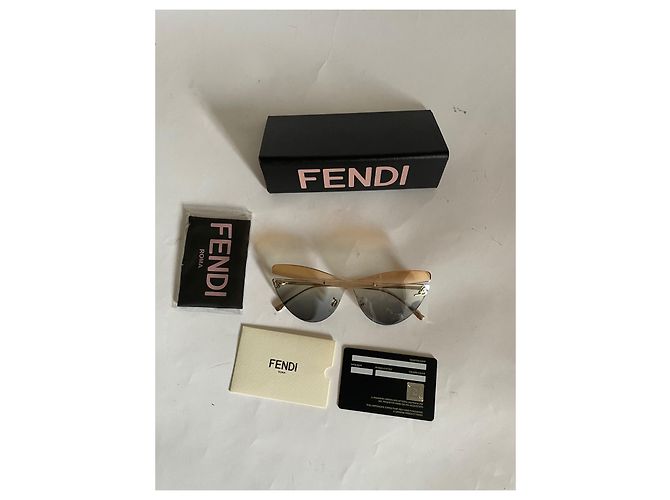 Fendi Calligraphy gafas de sol ojo de gato FF0400S Multicolor - vista 16
