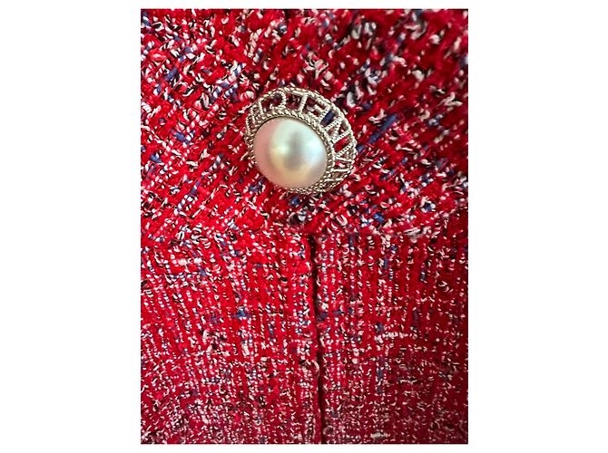 Casaco Chanel de algodão rosa 38 - vista 6