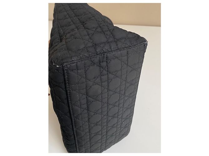 Borsa Lady Dior in nylon nero - vista 16
