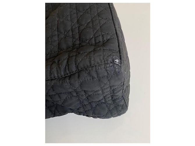 Borsa Lady Dior in nylon nero - vista 7