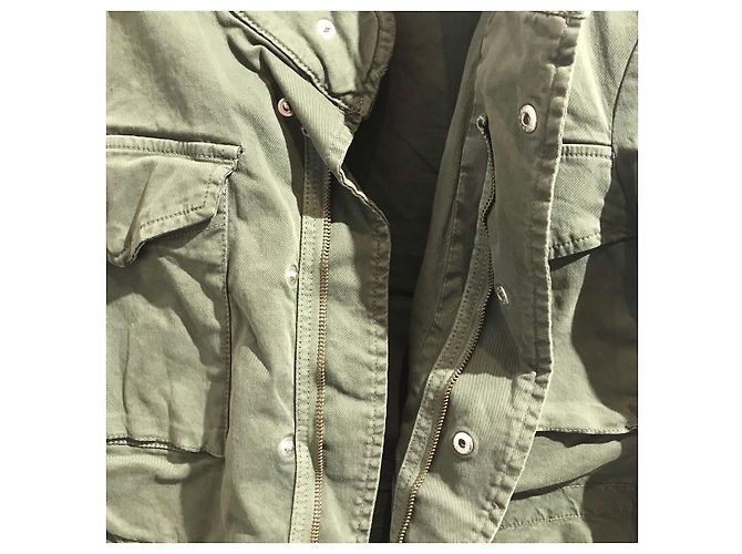 Autre Marque OTRA MARCA Chaquetas T.Internacional L Algodón Caqui - vista 2