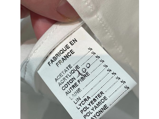 Autre Marque OTRA MARCA Tops T.FR 40 Algodón Blanco - vista 5