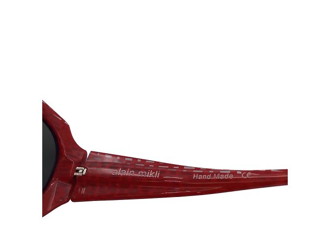 Alain Mikli Red / Sonnenbrille mit schwarzem Kunststoffrahmen - Ansicht 6