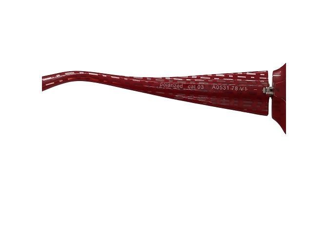 Alain Mikli Red / Sonnenbrille mit schwarzem Kunststoffrahmen - Ansicht 7