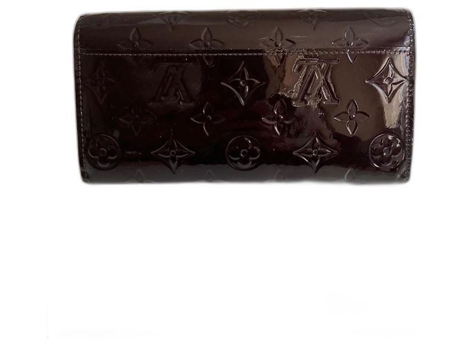 Portafoglio Louis Vuitton Sarah Monogram Vernis Amarante - vista 2