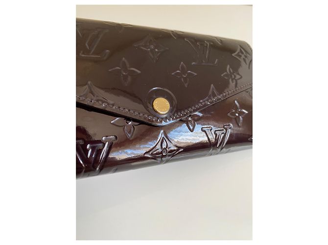 Portafoglio Louis Vuitton Sarah Monogram Vernis Amarante - vista 7