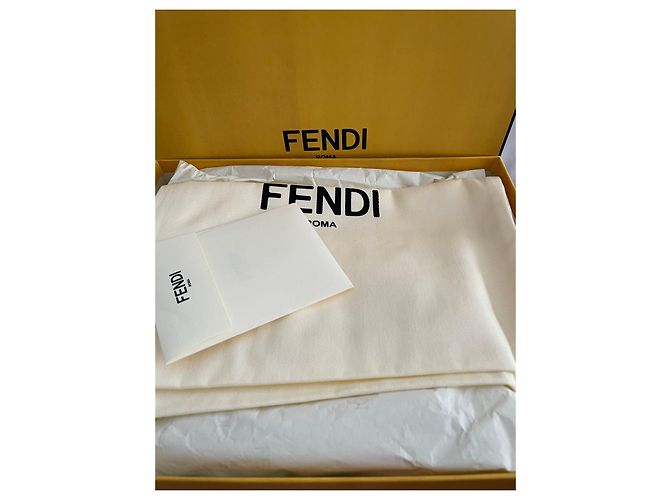 Sandali Fendi in cotone rosa - vista 10