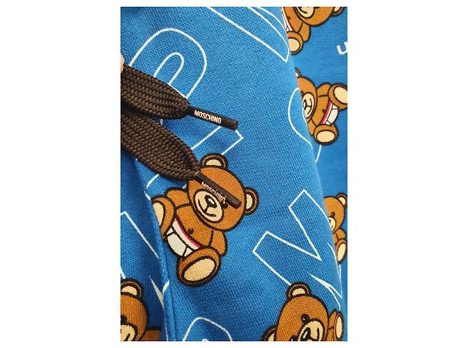 Pantaloncini Moschino Blu e Orsi in Cotone - vista 4