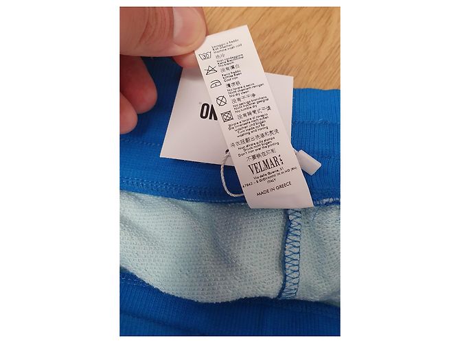 Pantaloncini Moschino Blu e Orsi in Cotone - vista 6