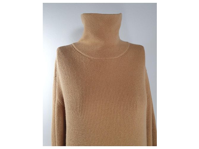 Nanushka Kleid aus Kaschmirmischung und Wolle beige - Ansicht 4