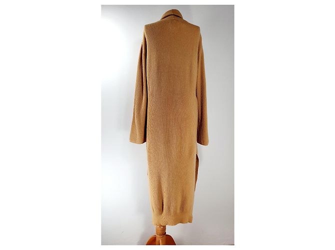 Nanushka Kleid aus Kaschmirmischung und Wolle beige - Ansicht 5