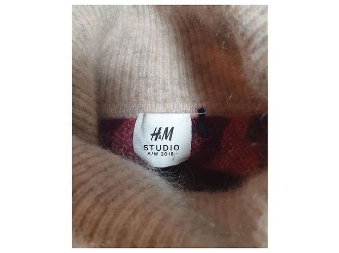 Autre Marque Suéter pied de poule H&M Studio lã e mohair Multicor - vista 5