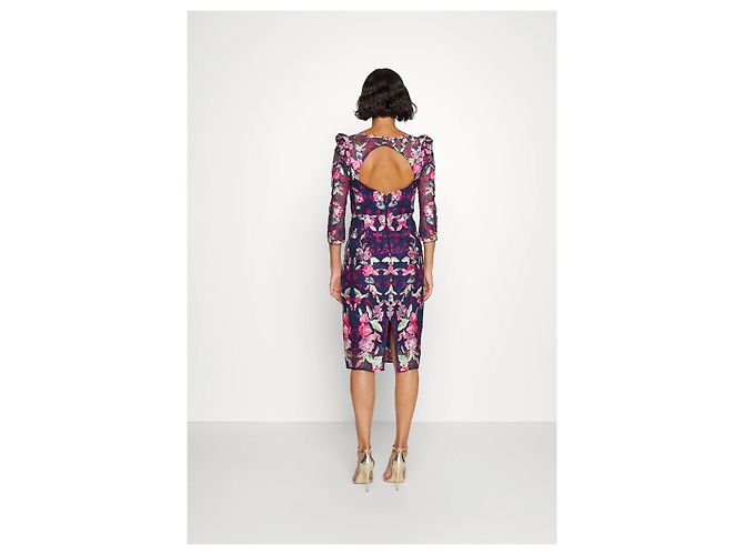 Abito Marchesa Notte con ricamo floreale Multicolore - vista 3