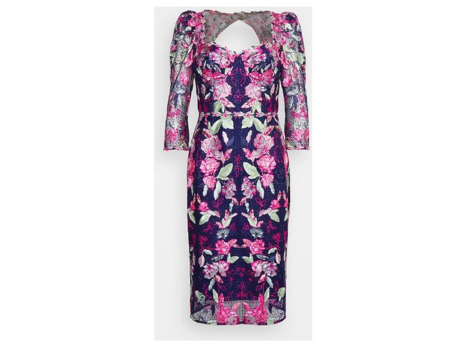 Abito Marchesa Notte con ricamo floreale Multicolore - vista 5