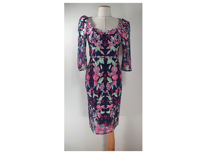 Abito Marchesa Notte con ricamo floreale Multicolore - vista 6