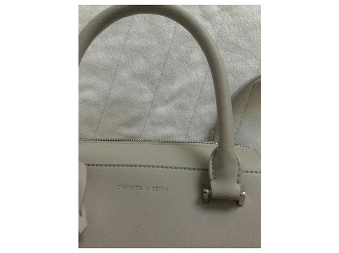 Autre Marque Piccola Borsa in Pelle Grigia Grigio - vista 3