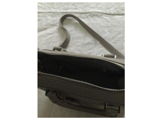 Autre Marque Piccola Borsa in Pelle Grigia Grigio - vista 5